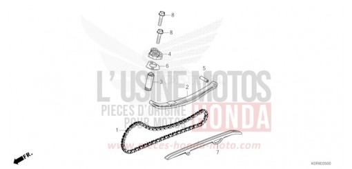 CHAINE A CAMES/TENDEUR SH125ADP de 2023